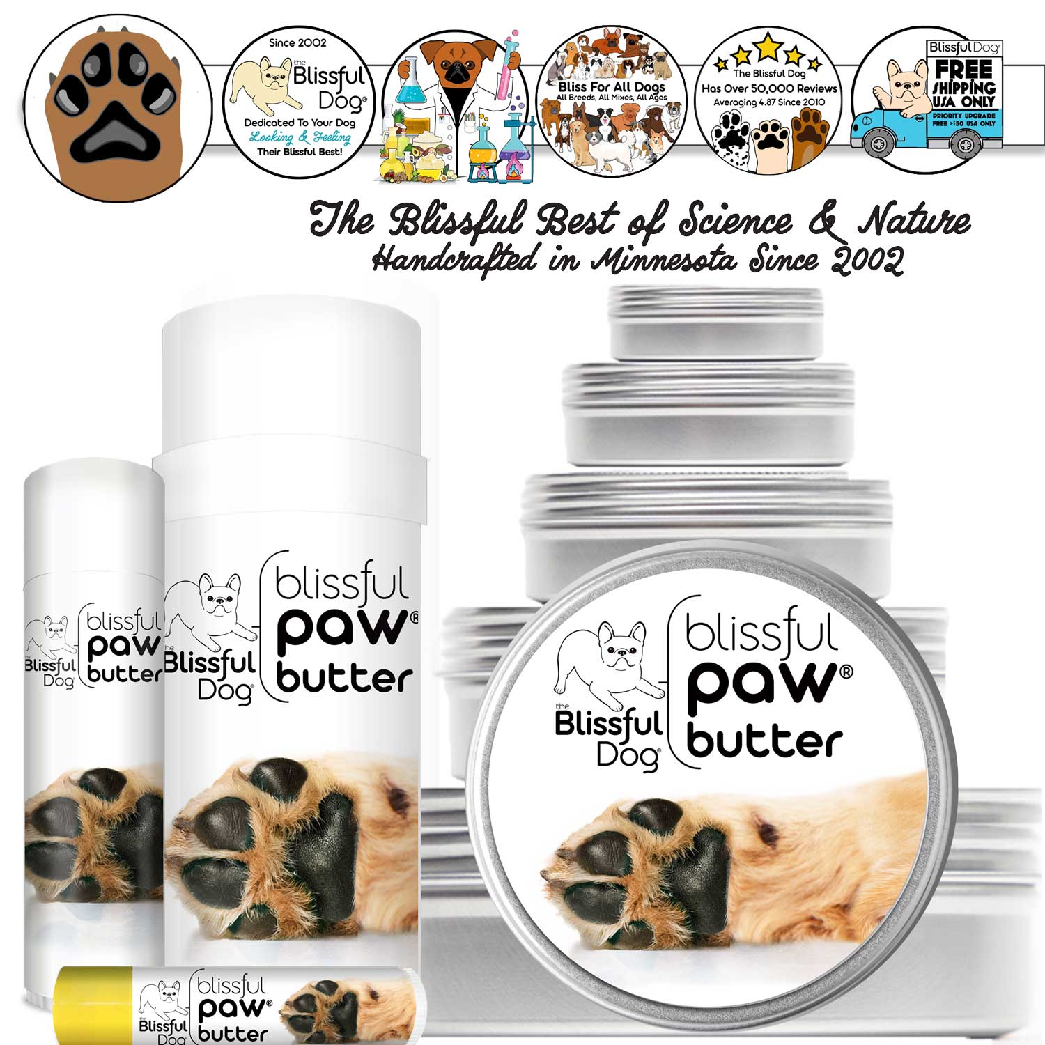 BLISSFUL DOG PAW BUTTER